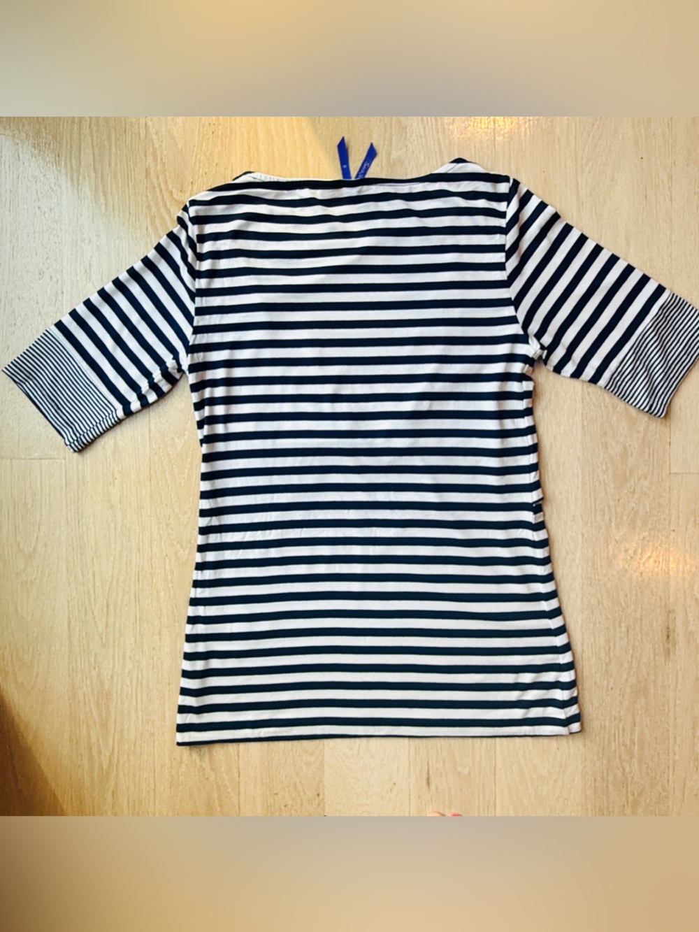 Seraphine Nursing Top - Navy & White Stripe - Size M - Picture 2 of 4